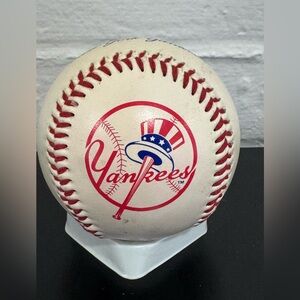 Fotoball MLB Yankees Baseball with Red Stitching and Blue Logo